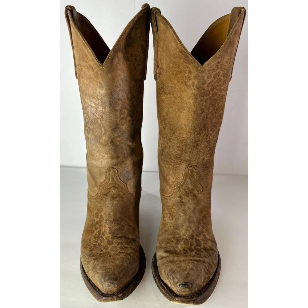 Old Gringo Women’s Leather Leopardito 13" Cowboy Boots, size 8.5 - Picture 5 of 16